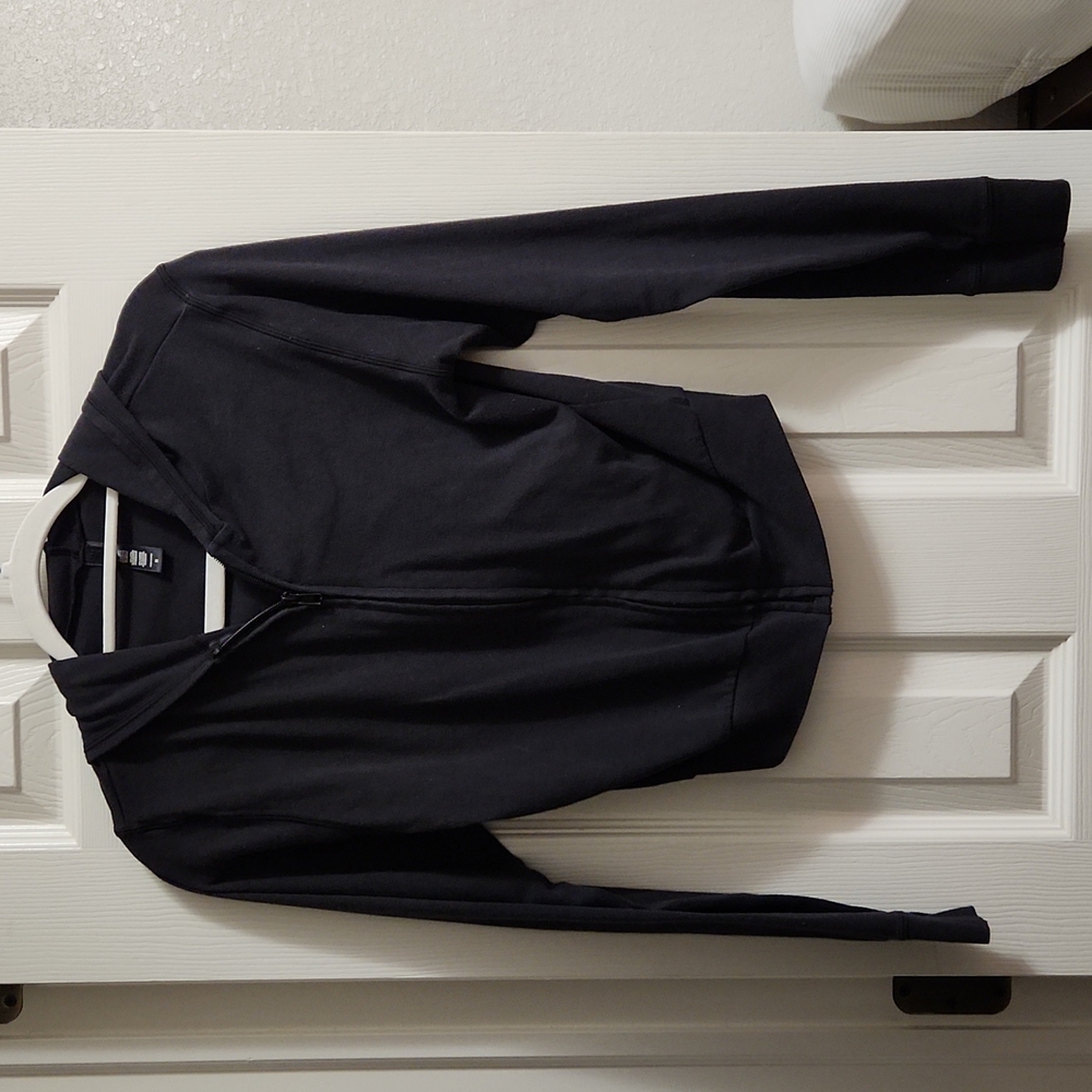 SKIMS Logo Pointelle Crop Zip